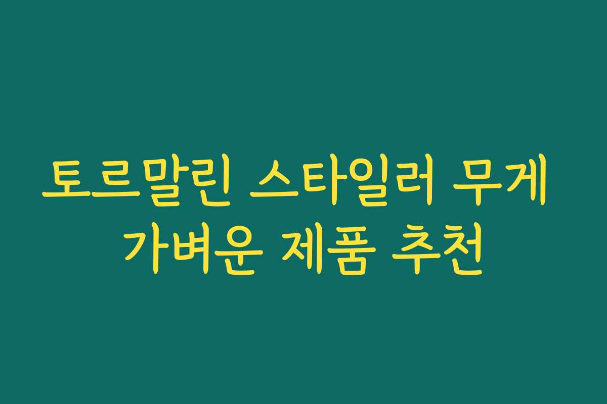 토르말린 스타일러 무게 가벼운 제품 추천 토르말린 스타일러 무게 가벼운 제품 추천